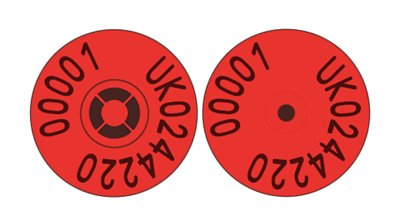 Picture of England and Wales Sheep Replacement Visual Combi 3000® Button | Layout 1