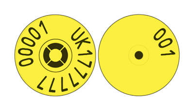 Picture of Northern Ireland Sheep New Run Visual Combi 3000® Button | Layout 4