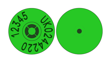 Picture of Scotland Sheep Replica Visual Combi 3000® Button | Layout 2