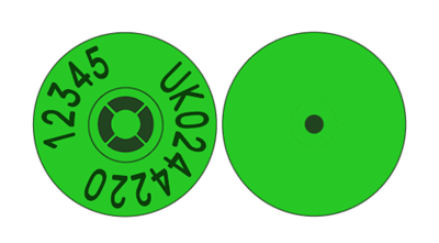 Picture of Scotland Sheep Replica Visual Combi 3000® Button | Layout 2